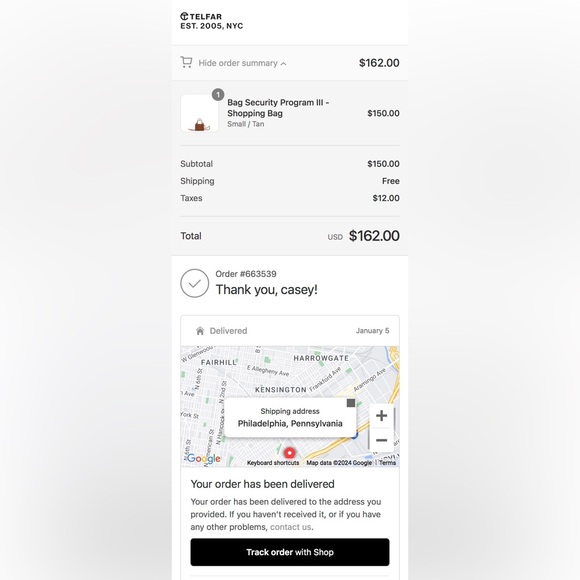 Small Telfar Shopping Bag - Picture 9 of 10